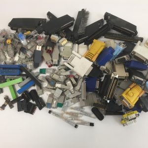 Connectique-périférique-doree pieces electronique recyclage