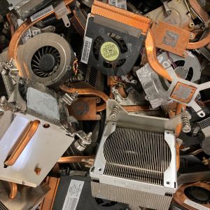 radiateur cuivre aluminium avec accessoire